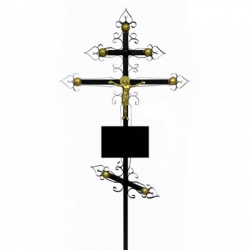 Крест металлический Км 5 "Купола"